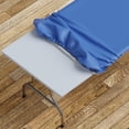 thumbnail image 3 of Sorfey Fitted Picnic Table Cover Classic Solid Rectangle Tablecloth, Blue 30"x 60", 3 of 8