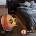 thumbnail image 2 of Handy Heater Heatwave Ceramic, Parabolic Electric Space Heater, As Seen On TV, 2 of 6