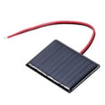 thumbnail image 5 of Neyseki 4Pcs Solar Energy Panels Unique Process High Conversion Rate Efficiency Output Solar Panel with Wire for Illumination, 5 of 7