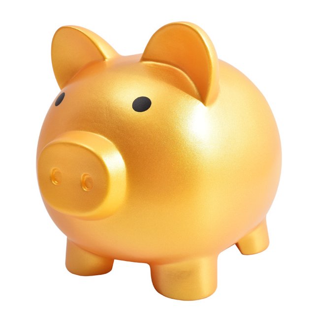 Monedero Piggy Bank Golden Pig para niños