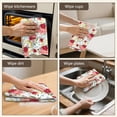 thumbnail image 5 of 6 Pcs Funny Kitchen Towels,Pioneer Flower Floral Print Pattern Microfiber Dish Towels,Kitchen Tea Towels,Kitchen Towel Set (18" X 26"), 5 of 7