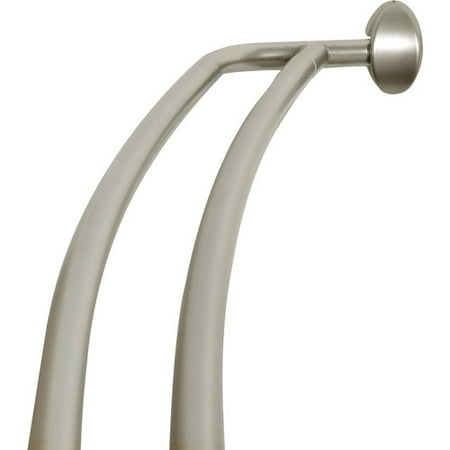 Double Shower Curtain Rod - Zenna Home NeverRust 45