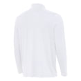 thumbnail image 3 of Men's-Antigua  White William Byron Reprocess Quarter-Zip Top, 3 of 3