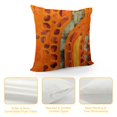 thumbnail image 4 of HENGT  Burnt Orange Wave Lumbar Throw Pillow Cover Wavy Line Luxury Cushion Case Modern Zippered  Pillowcase for Sofa Couch Bedroom Living Room Home Decorative, 4 of 5