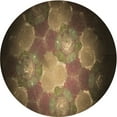thumbnail image 1 of Ahgly Company Indoor Round Patterned Blood Night Red Area Rugs, 8' Round, 1 of 6