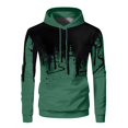 thumbnail image 6 of Mens Hooded Sports Tracksuit Unisex Two-Piece Running Set Long Sleeve Pullover Hoodies and Sweatpants, for Winter Training and Casual Wear,Army Green,L, 6 of 7