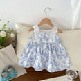 thumbnail image 6 of TAIAOJING Girls Dresses Casual Lace Sleeveless Dress For Baby Toddler Kids Summer Spring Everyday Wear Age 6 Months To 6 Years Comfort 5-6Y, 6 of 9