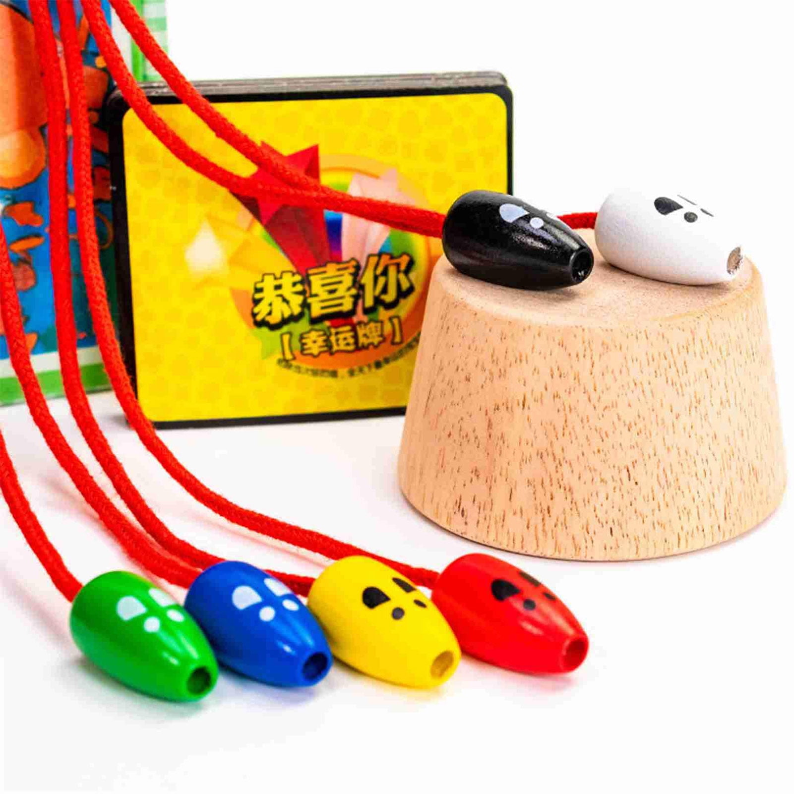 Details about   Wooden Mouse Catching Game Innovative Children Interactive Toy 