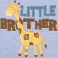 thumbnail image 3 of CafePress - Little Bro Giraffe T Shirt - Cute Toddler T-Shirt, 100% Cotton, 3 of 4