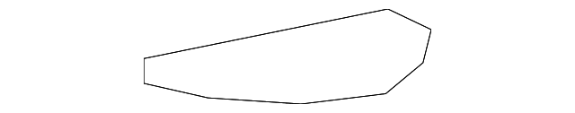 Genuine OE Toyota Bumper Cover Protector - 52581-02020