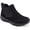 Black, variant on Easy Spirit Womens Exceed Suede Ankle Chelsea Boots