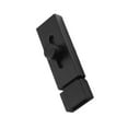 thumbnail image 5 of Dualoai Door Latch Aluminum Alloy Slide Latch Lock for Bathroom Hotel Indoor Outdoor black, 5 of 9