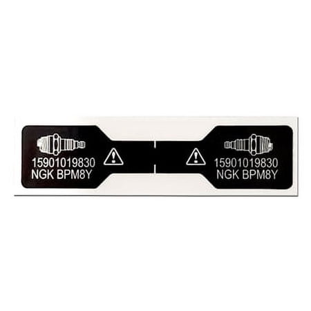 OEM Echo SRM-225 Label - Spark Plug - BPM8Y