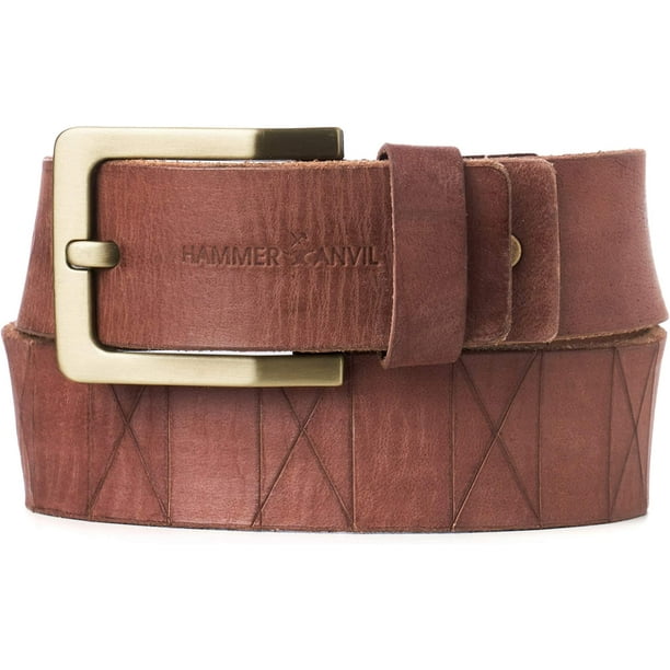 Hammer Anvil Mens Genuine Leather 38 MM Casual Jean Belt Walmart