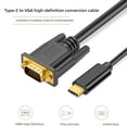 thumbnail image 4 of USB C TYPEC To VGA Cable 1080P Type C To VGA Converter Adapter Cable for Laptop, 4 of 8