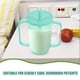 thumbnail image 4 of 2 vasos para adultos con asas, de plástico, antiderrames, para alimentación de pacientes postrados en cama, para dieta líquida, para enfermería, para personas mayores y personas con discapacidad., 4 of 5
