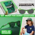 thumbnail image 2 of Set de Gorra y Gafas de Sol para Niños Minecraft con Protección UV, 2 of 6
