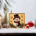 thumbnail image 4 of Christmas Diamond Art,Pearl Diamond Art Christmas,Diy Christmas Pearl Diamond Painting Art Kit With Frame, 3d Raised Beaded Craft For Beginners, Relaxing Holiday Hobby,Handmade Table & Wall Decor, 4 of 7