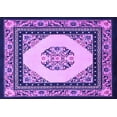 thumbnail image 1 of Ahgly Company Indoor Rectangle Persian Purple Traditional Area Rugs, 6' x 9', 1 of 4