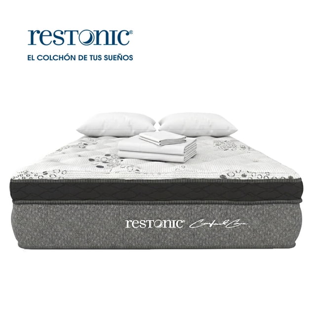 Colchon Queen Size Spring Ultra Comfort + Sabanas + 2 Almohadas + Complemento | RESTONIC