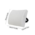 thumbnail image 3 of Cojín de Soporte Lumbar, Almohada para Respaldo con Espuma Viscoelástica, Diseño Ergonómico, 32 x 34 x 12 cm, Malla Transpirable para Silla de Oficina, Asiento de Coche, Sofá, 3 of 6
