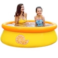 thumbnail image 3 of tumgatte Inflatable Swimming Pool, Children's Outdoor Play, Orange Shape Swimming Pool Clearance, 3 of 5