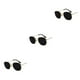 thumbnail image 2 of Gafas de sol hexagonales Sonducket montura ligera lentes polarizadas unisex doradas negras grises, 2 of 6