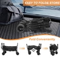 thumbnail image 7 of Heavy-Duty Collapsible Wagon with 440lb Capacity, Big Sand Wheels, All-Terrain Design, Adjustable Handles, and Large Storage for Outdoor, Beach, Garden, or Utility Use, 7 of 7
