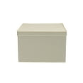 Household Essentials Extra Large Fabric Storage Bin with Lid, Set of 2