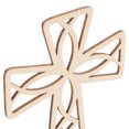 thumbnail image 3 of 10 piezas de adorno de cruz de madera, cruz de madera, decoración artesanal para mesa, manualidades, decoración de cruz, 3 of 8