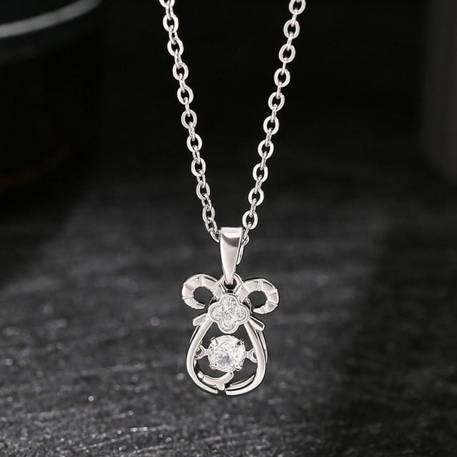 SGACAI Collar de estilo chino con 12 animales, cadena ajustable para el cuello para mujer