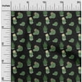 thumbnail image 2 of oneOone Polyester Spandex Black Fabric Cactus Sewing Material Print Fabric By The Yard 56 Inch Wide, 2 of 5