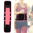 thumbnail image 1 of YLSHRF Compression Waist Support, Sports Waist Support, Pink Elastic Support Lumbar Spine For Lower Abdomen, 1 of 8