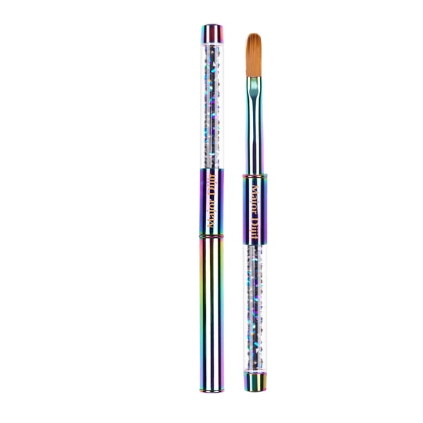 Bolígrafos para decoración de uñas, bolígrafos para esmalte de uñas, bolígrafo para punteado de grafiti, bolígrafo para uñas chapado en color, bolígrafo redondo con cambio gradual de punta, pincel de