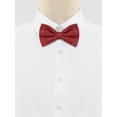 thumbnail image 2 of INSPIRE CHIC Men's Polka Dots Pre-Tied Bow Ties Bowties Wedding Party Bowties Red One Size, 2 of 5