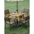 thumbnail image 4 of Outdoor Tablecloth with Umbrella Hole for Patio/Picnic/Party/Camping, Construction Truck Waterproof Table Cloth Square Cover Washable, Cartoon Grips and Bulldozers Beige (54"x 54"), 4 of 8