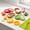 8 PCS / 4 Colors, variant on Avocado Saver and Tomato Holder - Set of 4 Reusable Storage Containers for Fridge - Ideal for Garlic, Onions, Lemons, and Potatoes