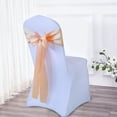 thumbnail image 7 of Walbest Elegant Satin Chair Sash Bow Wedding Chair Ribbon Party Chairs Back Tie Bands, for Party & Events Supplies Baby Shower Trade Show Chair Decoration, 7 of 7