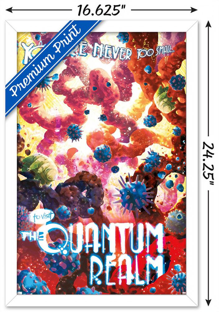 Marvel: Hero Lands - Quantum Realm Wall Poster, 14.725" x 22.375" Framed