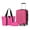Magenta, variant on WEPLUS 20" Expandable Carry-On Luggage Set 3-Piece with Duffel Bag and Toiletry Bag