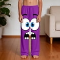 thumbnail image 5 of ATOGUTA Boys Loungewear Pants Funny Graphic Sweatpants Athletic Sports Pants for Kids Size 4T-14, Purple, 5 of 5