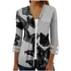 thumbnail image 2 of Chaqueta de punto con botones y mangas 4/3 para mujer, 2 of 5