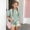 Green, variant on Fnooota Girls Summer Outfit Sets, Casual Short Sleeve Printed Girls' 2 Piece Sets Kids' Clothing Sets Purple Size 7-8 T