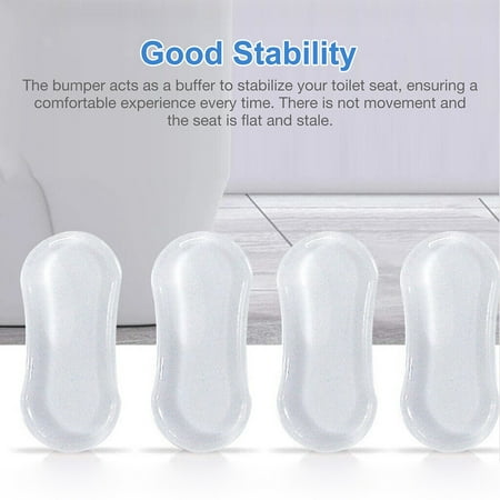

4X Universal Bathroom Hardware Toilet Seats Lid Bumpers Buffers Kit Fitting