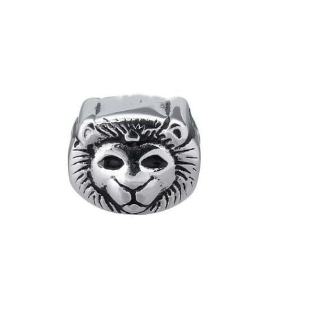 - Buckets of Beads Stainless Steel Lion Animal Charm Bead Fits Pandora Style Charm Bracelets