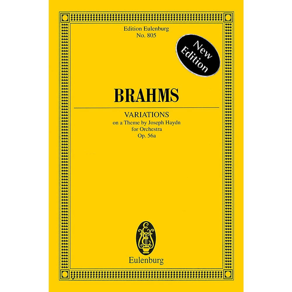 Variations on a Theme by Joseph Haydn Op. 56a Schott Series Softcover Composed by Johannes Brahms