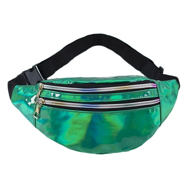 Sonducket Bolsa multifuncional de PU para viajeros Riñoneras con numerosos bolsillos para todas las necesidades verde oscuro Type3 NO3