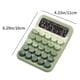 thumbnail image 3 of Calculadora linda, pequeña calculadora científica portátil para estudiantes, 12 dígitos, mini cuerpo, teclas de plástico, almohadilla inferior antideslizante, teclas transparentes, calculadora contado, 3 of 6
