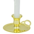 thumbnail image 5 of Northlight LED Lighted Window Candle with Oval Handle Base - 8 - White and Gold, 5 of 5