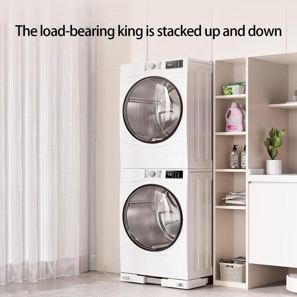 Space Saving Movable Washer Pedestal Base Washing Machine Base Rack for Washer